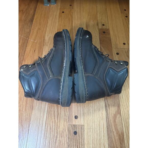 Irish Setter Ramsey Safety Toe Work Boots Brown Leather Men 9.5 USA